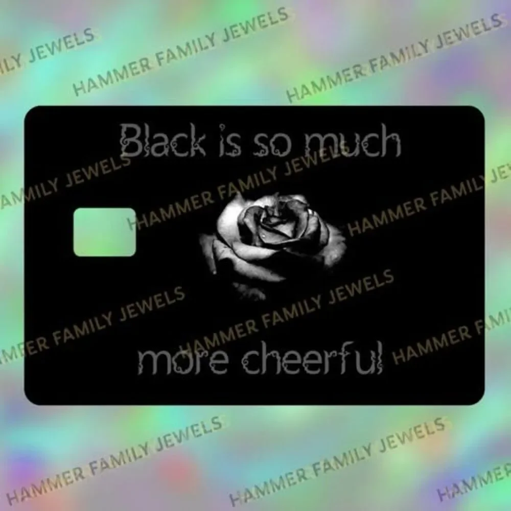 Gothic Card Decal